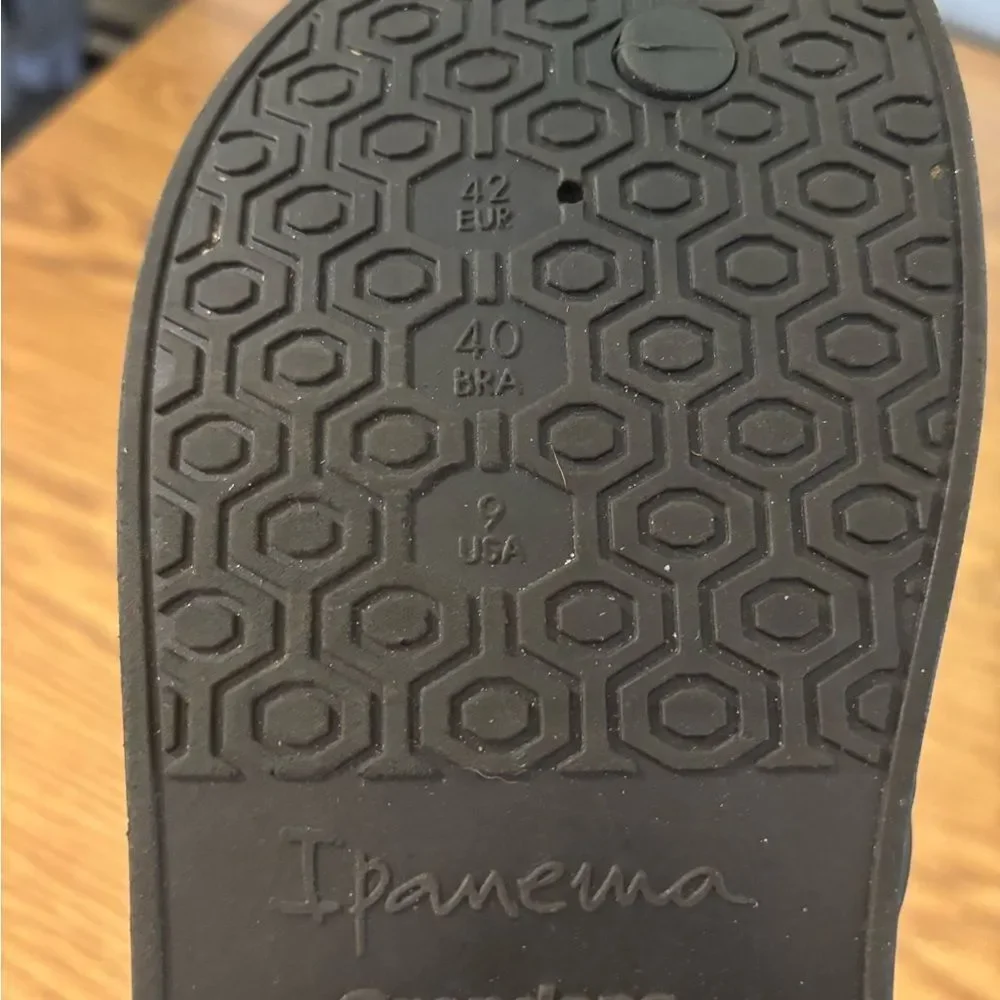 Ipanema Black Flip Flops for Men